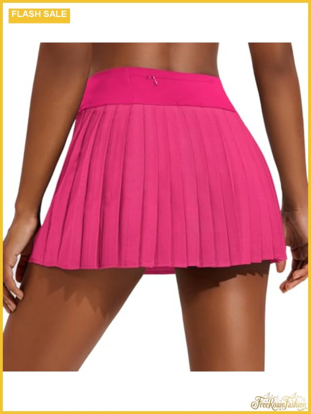Pleated Tennis Skirt High Waisted Athletic Skort with 3 Pockets